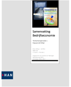Bedrijfseconomie Samenvatting Heezen & Hillier