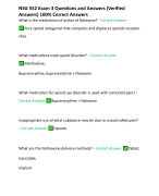 NSG 552 Exam 3 Questions and Answers (Verified Answers) 100% Correct Answers