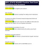 IBEC STATE BOARD Practice Test Exam Questions And Answers 