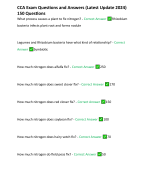 CCA Exam Questions and Answers (Latest Update 2024) 150 Questions
