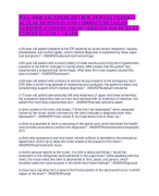 WGU D440 SAUNDERS REVIEW NEWEST VERSION  ACTUAL QUESTION AND CORRECT DETAILED  VERIFIED ANSWERS FROM VERIFIED SOURCES BY  EXPERT RATED A GRADE