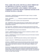 WGU ;D440 -HEALTH AND WEALLNESS THROUGH  NUTRITIONAL SCIENCE NEWEST VERSION  ACTUAL QUESTION AND CORRECT DETAILED  VERIFIED ANSWERS FROM VERIFIED SOURCES BY  EXPERT RATED A GRADE.