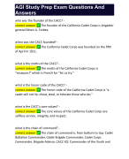 AGI Study Prep Exam Questions And Answers 