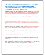 ATLS PRACTICE TEST 2024-2025 ACTUAL EXAM 170  REAL QUESTIONS AND CORRECT DETAILED  ANSWERS WITH RATIONALES (100% VERIFIED  ANSWERS) |ALREADY GRADED A+