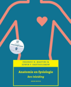 Samenvatting: Anatomie en fysiologie - medische kennis, periode 1