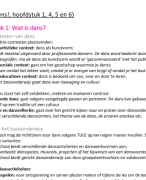 Samenvatting kennis kunstzinnige orientatie 