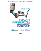 Innovation Management and New Product Development Summary