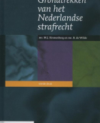 Samenvatting Grondtrekken van het Nederlandse strafrecht