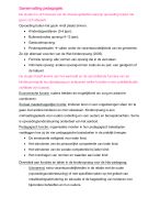 samenvatting pedagogiek periode 1.2
