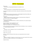 CPCE Assessment exam