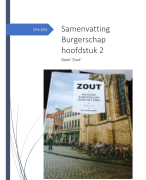 Samenvatting burgerschap 'Zout' hoofdstuk 2