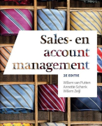 Samenvatting sales- en accountmanagement