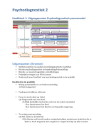 Samenvatting Psychodiagnostiek 2