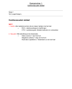 Zwangerschap 1- Cardiovasculair stelsel 