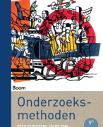 Onderzoeksmethoden - HST 3, 4, 5, 6 & 9