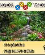 Raderwerk informatiekaarten voor groep 6-7-8 Tropische regenwouden