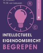 Samenvatting Intellectueel Eigendomsrecht Begrepen ISBN: 9789462126749