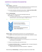 Volledige samenvatting retail marketing