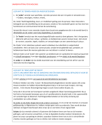 Samenvatting Psychologie (Ouder- en kindzorg en pediatrie)