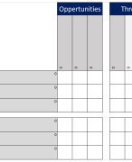 Confrontation matrix template - confrontatiematrix sjabloon