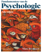 Samenvatting Fundamenten van de Psychologie (HU 2024) - BEGRIPPEN - VOORBEELDEN - VERBANDEN - FIGUREN