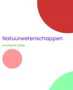 Cursus Natuurwetenschappen ; hoofdstuk leven Aso 3de graad (Examencomissie 2024-2025)