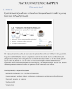  Samenvatting van Natuurwetenschappen