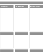 Weekplanner: Alles in Één Oogopslag