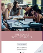 Inleiding tot het recht samenvatting