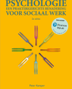 Samenvatting psychologie_een praktijkgerichte benadering voor sociaal werk 