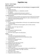 Zorgthema 2: gastro- enterologie behanelingen 