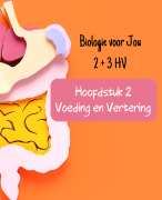 BVJ - Biologie voor Jou - Thema 2 -  Voeding en Vertering - Samenvatting -  Leerdoelen - Leerjaar 2 