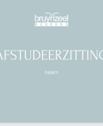 Presentatie afstudeerzitting actieonderzoek/ scriptie (behaald met een 9,0)