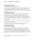 Social work Huiswerk opdrachten 9,57