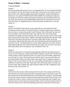 House of Spies – summary 