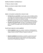 BuiteNLand Hoofdstuk 2 wereldbeeld Havo 4 - samenvatting 