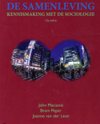 Samenvatting De samenleving Sociologie
