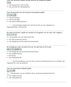 Natuurkunde - formuleblad H7
