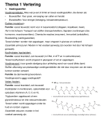 Thema 1 Vertering Biologievoorjou
