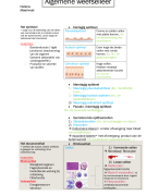 Samenvatting algemene weefselleer