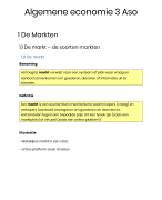 Cursus algemene economie Aso 3de graad (examencomissie)