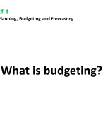 CMA PART 1_Section A_Planning Budgeting and Forecasting