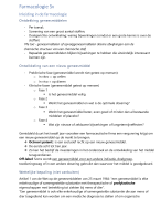 samenvatting farmacologie (farmacokinetiek) 