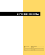 Beroepsproduct rekenen-wiskunde Verkorte deeltijd Pabo Cijfer: 7.8