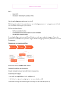 Samenvatting marketing automation | YB1336 | 2024