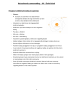 Natuurkunde samenvatting - H4 - Elektriciteit - 2VWO