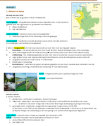 Samenvatting aardrijkskunde buiteNLand Hoofdstuk 1 Leefomgeving - wateroverlast 4/5 havo