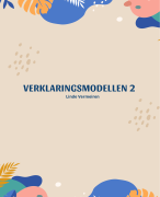 Samenvatting Verklaringsmodellen 2 orthopedagogie 