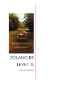 Boekverslag - Renate Dorrestein: Zolang er leven is