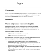 Samenvatting Engels 2de graad